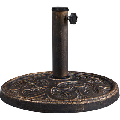 Wilmoth 22lb 17.5’’ Outdoor Patio Heavy Duty Market Umbrella Base Stand