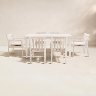 Amina 7 Piece Acacia Outdoor Dining Set