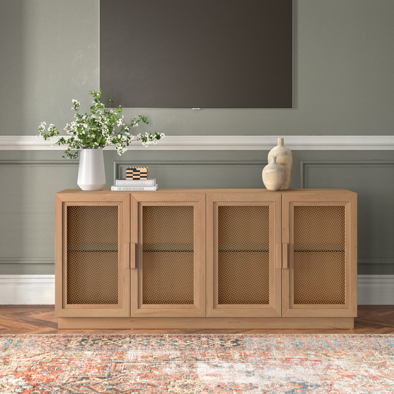 Hermione TV Stand for TVs up to 75", Natural