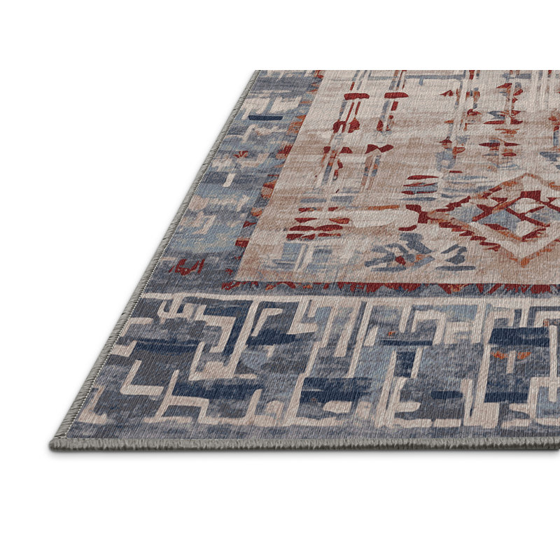 Tapis gris lavable à la machine, Tapis de couloir 2 pi x 5 pi