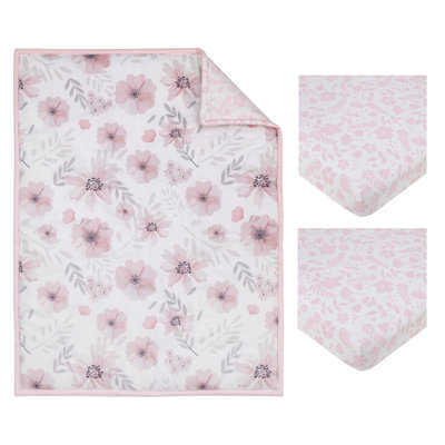 Durnan 3 - Piece Crib Bedding Set