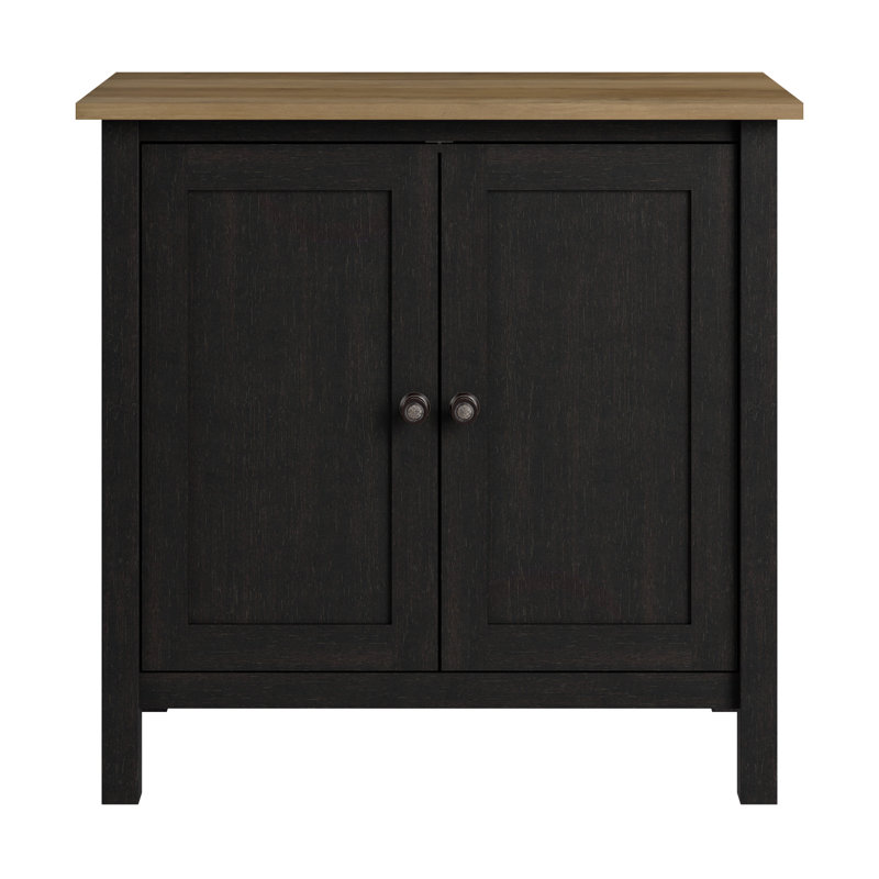Shelonda Accent Cabinet, Dark Bronze/Brown