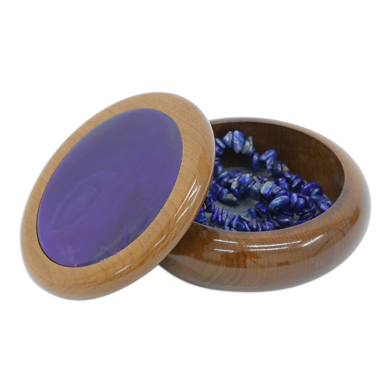 Boîte à bijoux artisanale en agate