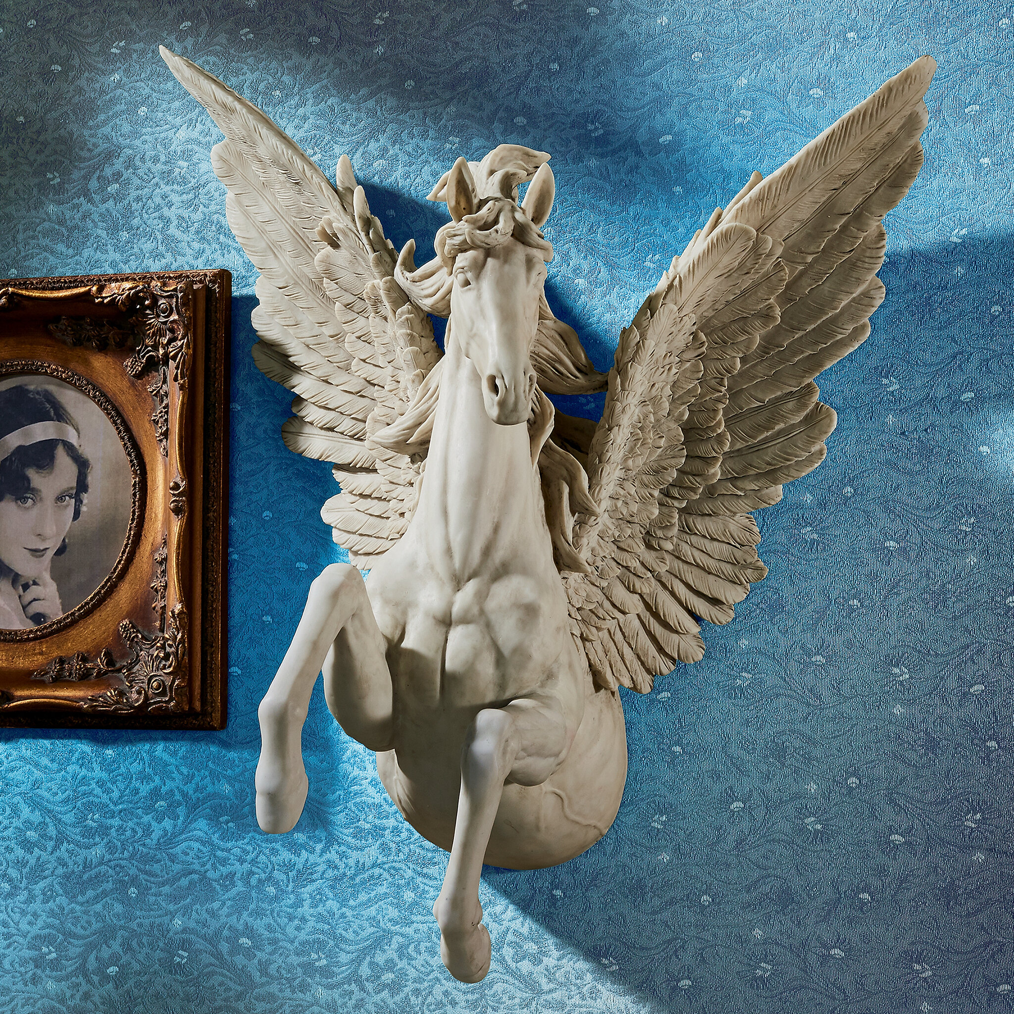 Design Toscano Divine Pegasus Winged Stallion Wall Décor & Reviews