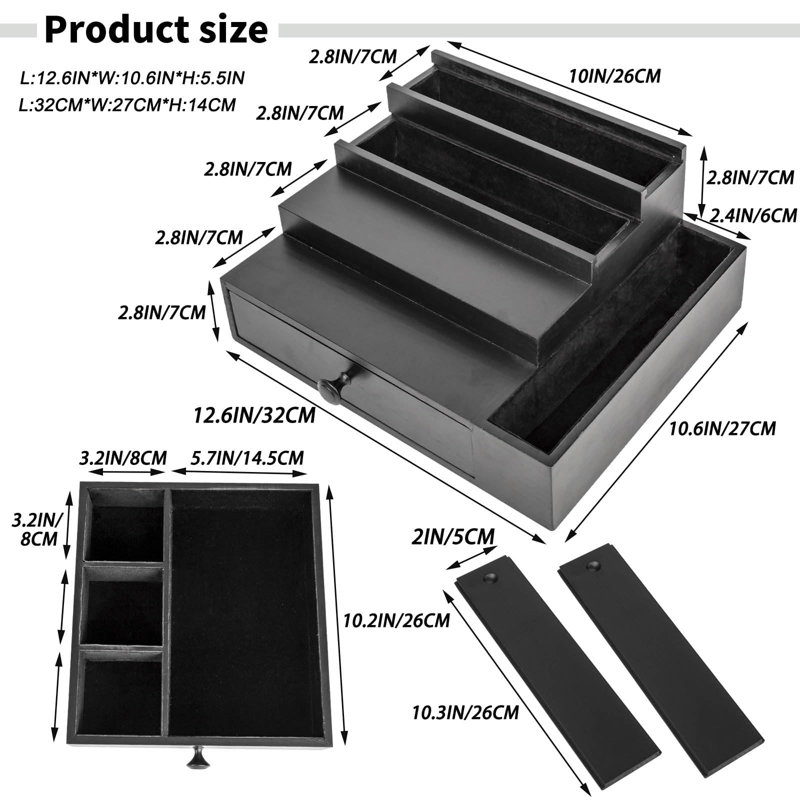 Manufactured Wood Makeup Organiser
