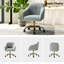 Chaise de travail en velours Adan-851133858