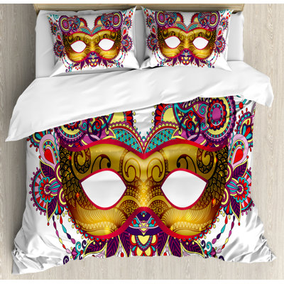 Mardi Gras Eclectic Duvet Cover