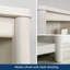 Bibliothèque à 5 tablettes, finition blanche