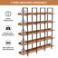 Bibliothèque à 5 niveaux avec bureau ouvert-236920811-236920810