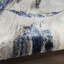 Tapis abstrait gris en polypropylène / polyester tissé à la machine-89957656