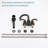 4 Inch 2-Handle Bathroom Faucet 360° Rotating Sink Faucet with Pop-Up Drain and Supply Hoses-107382585