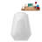 63" Streamline Soaking Glossy White Acrylic Freestanding Bathtub, Bamboo Tray, Drain-103682611