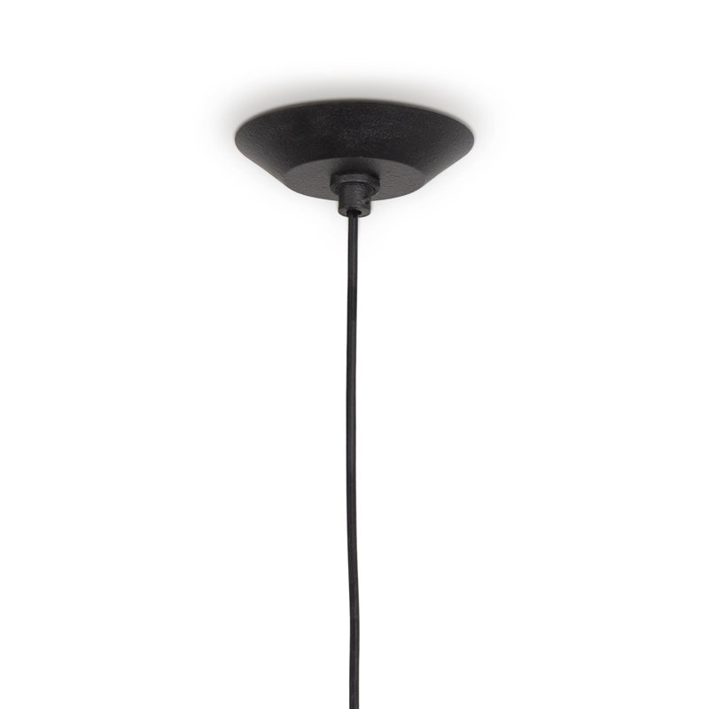 Viggo 1 - Light Pendant, 10.25" H x 24" W x 24" D, Blackened Steel