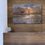 «August Barn» par Bill Makinson, art mural en métal August Grove, 16 po x 12 po