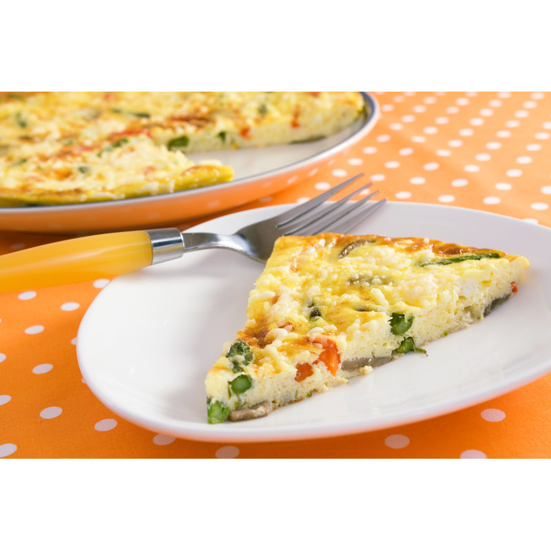 Vegetable Frittata - Wrapped Canvas Print, 51cm H x 76cm W x 3.8cm D