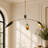 3-light Large 45-inch Width Sputnik Chandelier