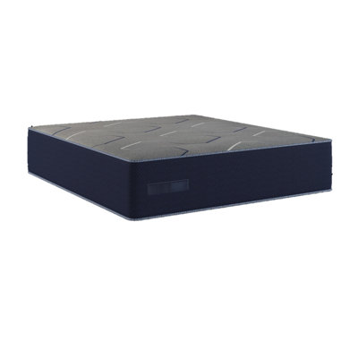 Navy Blue Mattress With Foam And Steel Filler - Superior Comfort Support Super Full Individually Wrapped Coil Unit Marvelous Middle For Reduced Motion Transfer Extra