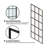 Puente 34" W x 78" H Fixed Single Panel Shower Door in Matte Black with Clear Glass