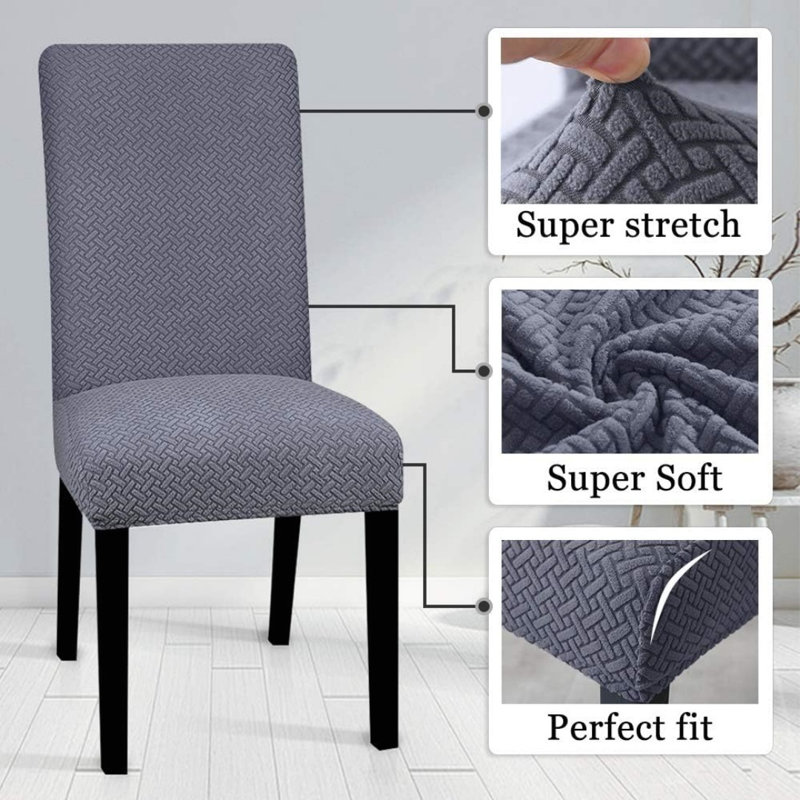 Dining Chair Slipcover, Grey