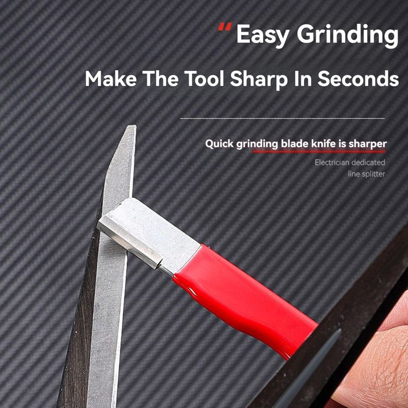 Multipurpose Garden Tool Blade Sharpener, Black