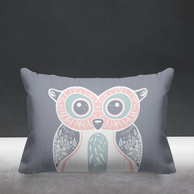 Addison Woodland Owl Indoor Throw Pillow