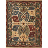 Discovery Flatweave Kilim Wool Floral and Geometric Area Rug
