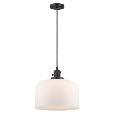Luminaire suspendu en forme de globe à 1 lumière Analiah