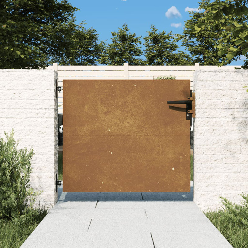 Maingrette Brown Metal Gate, 85cm H x 100cm W