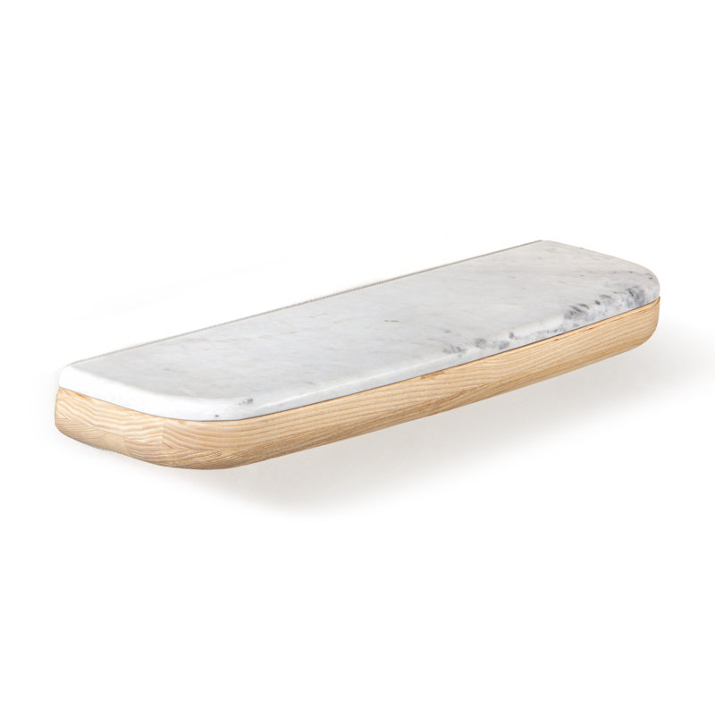 Pillar Wall Shelve-Large, 2.5" H x 24" W x 6" D, Calm Nature