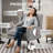 26.77" Mid-Century Modern Accent Chair, Linen & Suede Upholstery Comfy Armchair With Tufted Back, High-Density Foam Cushion And Black Solid Wood Legs-198729073