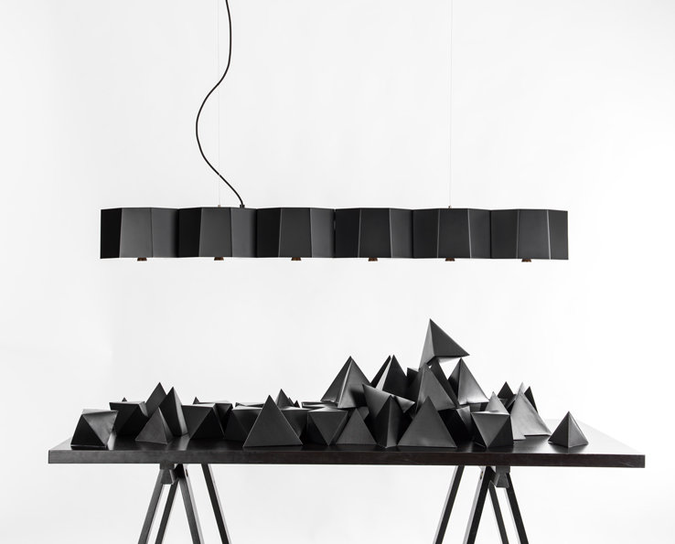 Zhe 6 - Light Pendant, Matt Black