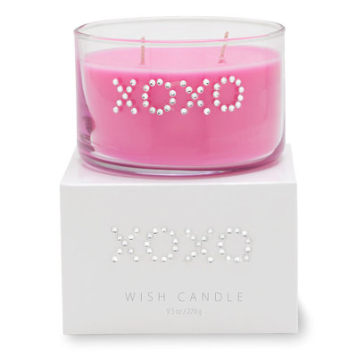Fruity Scented Jar Candle with Glass Holder