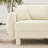 Boucle Fabric Convertible L Shape Sectional 4-Seater Sofa With Shell-Shaped Armrests And Removable Ottoman, Cylindrical Legs-847287595