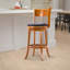 Tabouret de bar pivotant en bois massif-69426626-69426627
