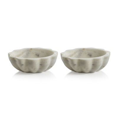 Ivy Bronx Marble Condiment Server