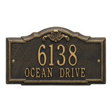 Gatewood Personalized Standard 2-Line Wall Address Plaque