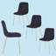 Chaise d'appoint en velours Acesen-87766012-87766013