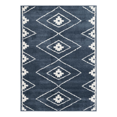 Latitude Run® Vefsna Nikolis Rug Blue