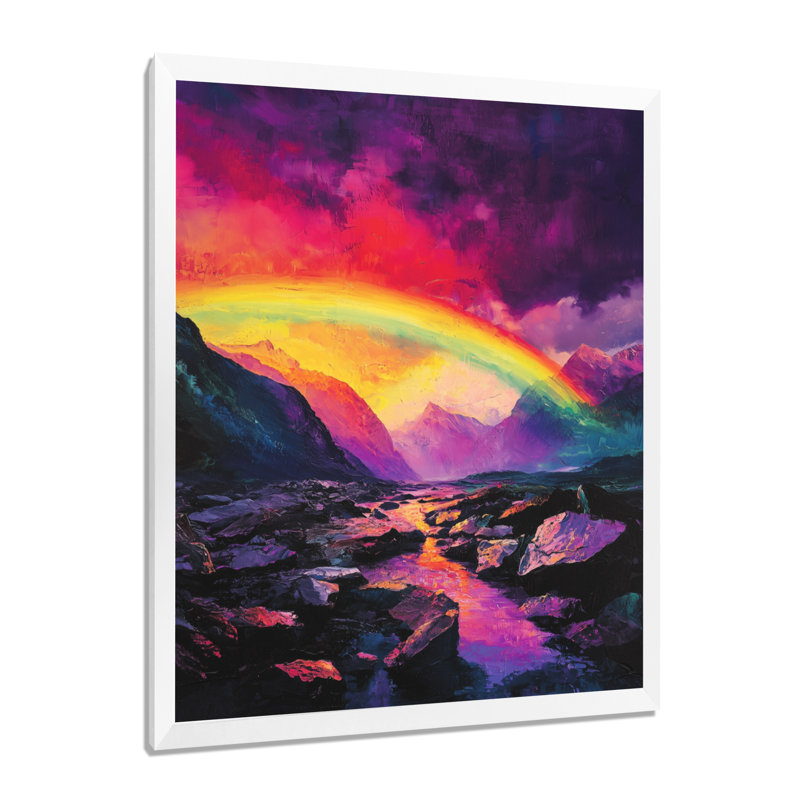 Glendolyn - Landscapes Wall Art, H 20 po x l 12 po, Reproduction encadrée d'une seule photo, Blanc