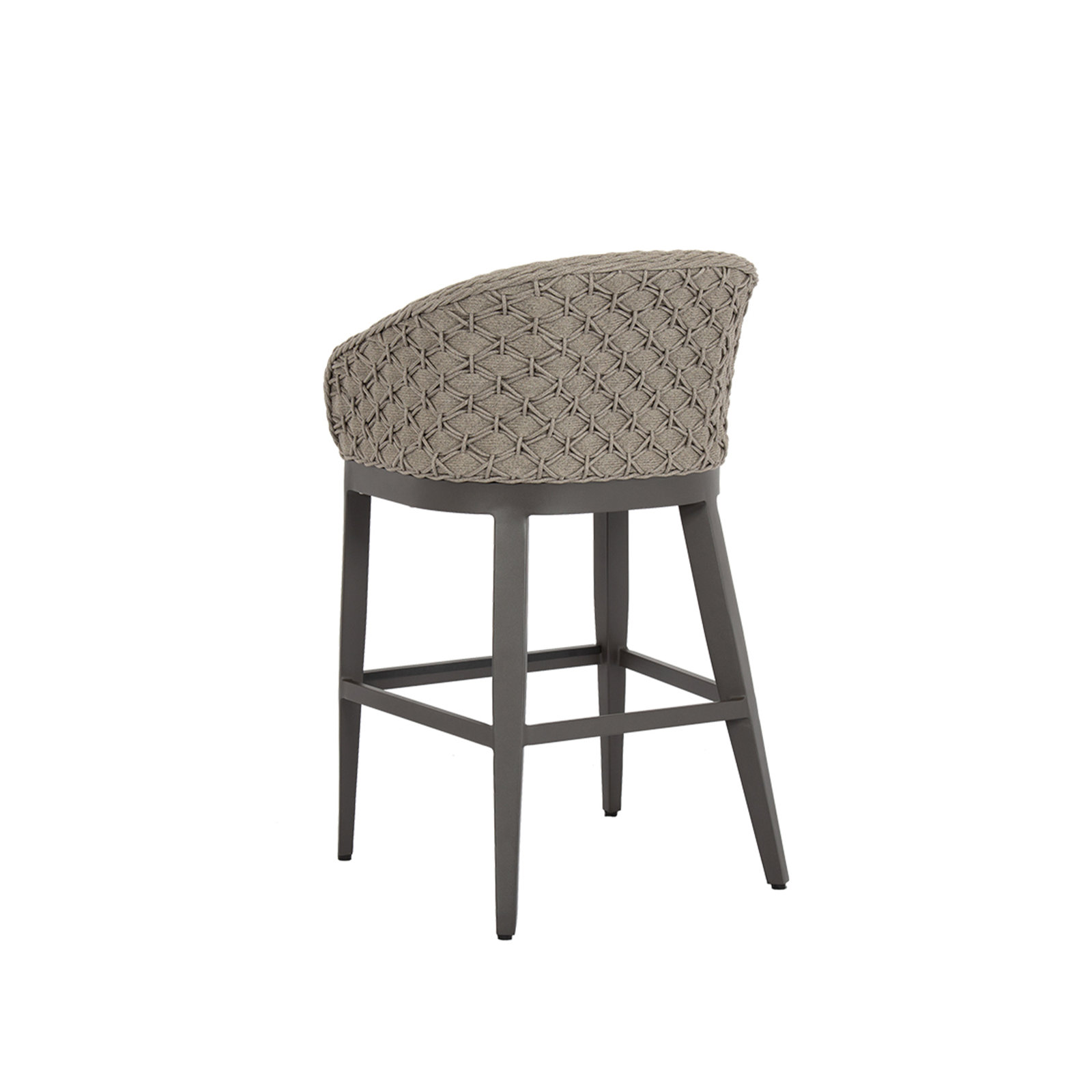 Aberdeen Patio Bar Stool, Echo Ash Sunbrella®