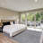 Mickle Dearra Modern Geometric Solid Gray Silver High Low Easy Care Indoor Area Rug-112005134