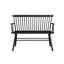 Banc à dossier en bois Farmhouse-1311529667