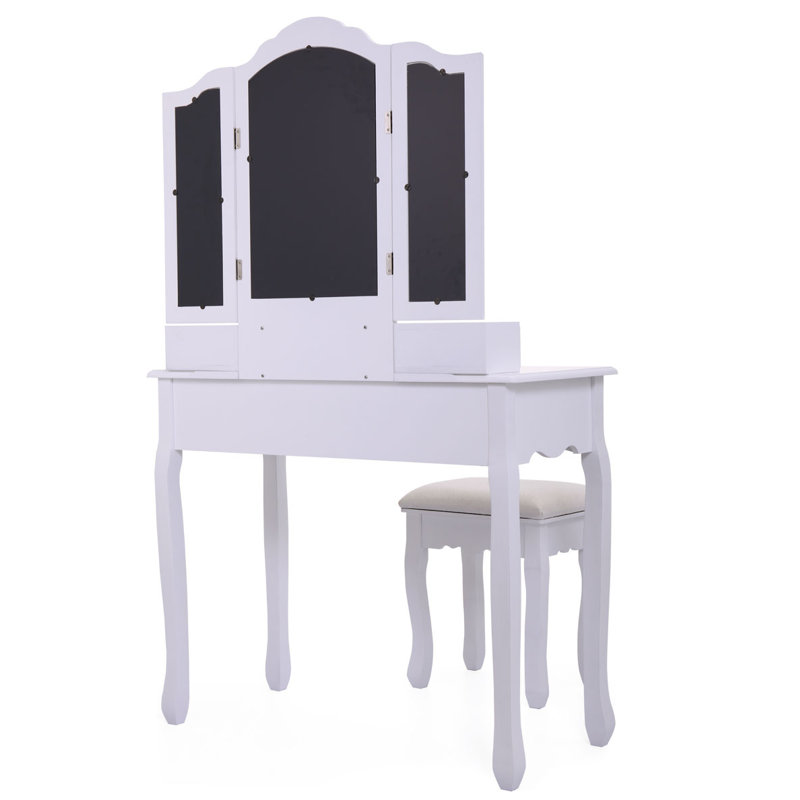 Ensemble de meuble-lavabo avec miroir Mccowan