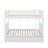 Full Over Full Bunk Bed With Drawers, Convertible Beds-1927592415