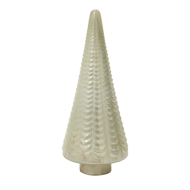 Christmas Tabletop Tree, 18.25" H x 8" W x 8" D, White