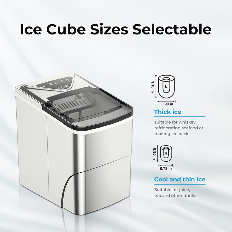 DYD- Ice Maker-BlackDYD 26 lb. lb. Daily Production Clear Ice Portable Ice Maker