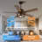 52 Inch Farmhouse Caged Ceiling Fan