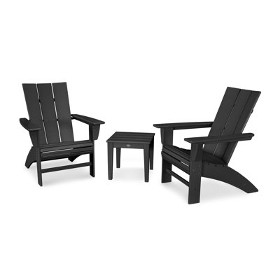 POLYWOOD® Modern Adirondack 2-Person Patio Seating Group