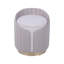 Repose-pieds deux tons avec rangement ou tabouret de coiffeuse, taupe