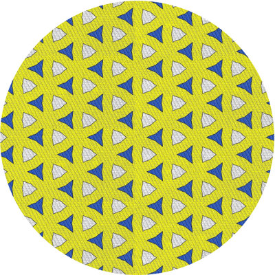 Tapis jaune / bleu Power Loom